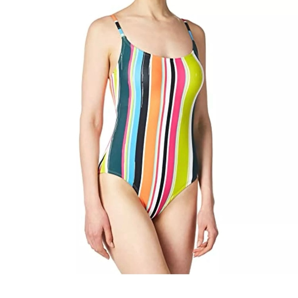 Striped Multicolor Women's Swimsuit Anne Cole NWT